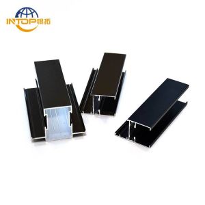 Perfiles De Aluminio Para Puertas Y Ventanas Powder Coated Aluminum Profiles