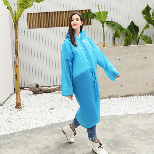 Thickened Multifunctional Adult Long Raincoat for Outdoor Hiking and Electric Bicycles