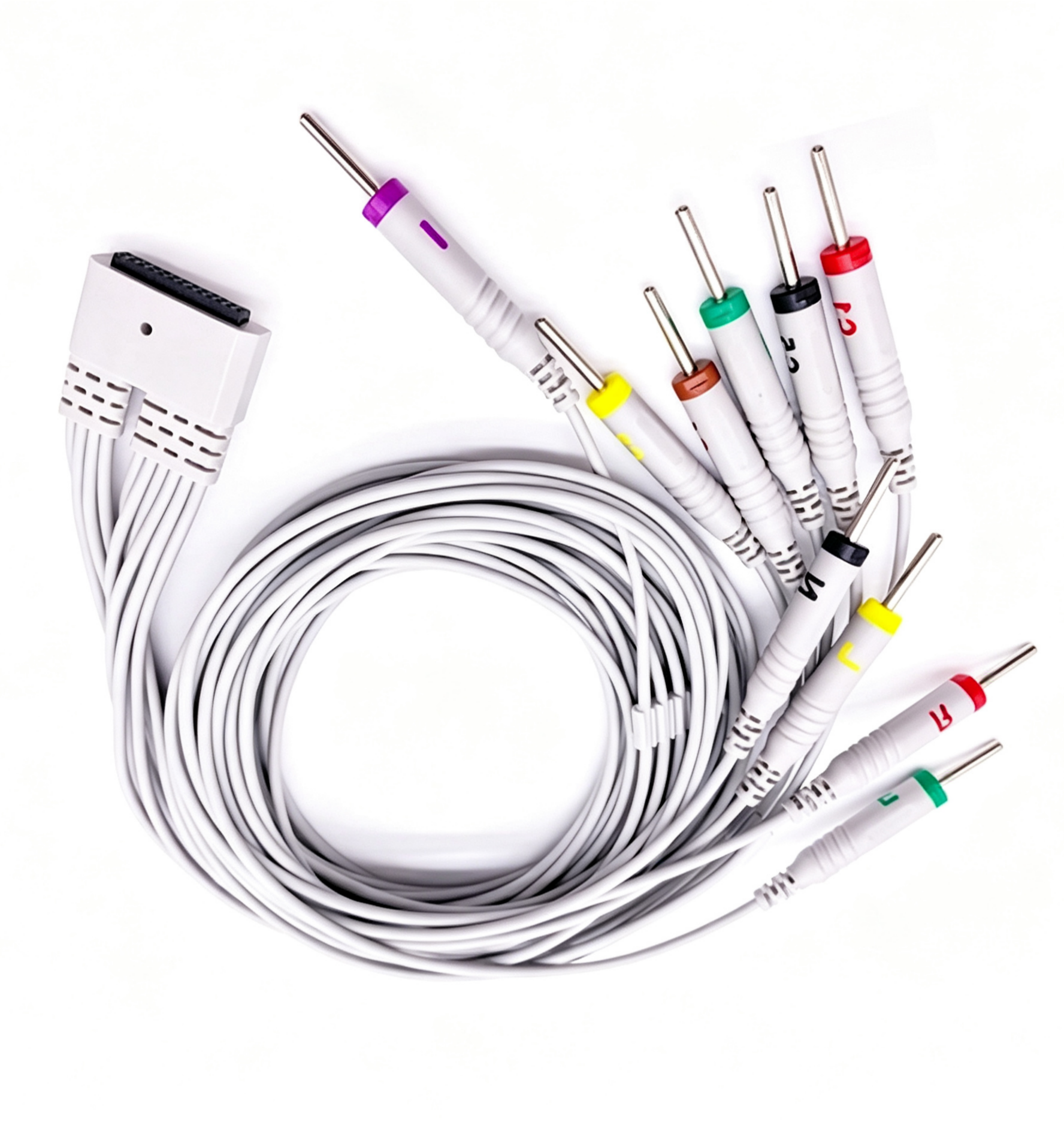 1.1m ECG Cables And Leadwires 10 Lead ECG Extension Cable CE Certified For Medex MECG200/300