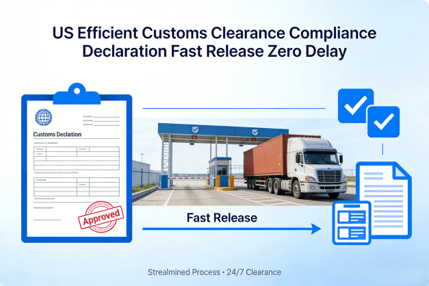 US Efficient Customs Clearance Compliance Declaration Fast Release   Zero   Delay