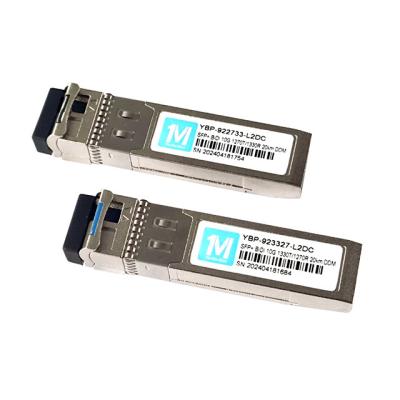 10G SFP BIDI 20km 1270nm/1330nm WDM LC Connector DDM Optical Transceiver for speed Fiber Optic