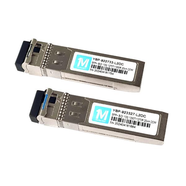 10G SFP BIDI 20km 1270nm/1330nm WDM LC Connector DDM Optical Transceiver for speed Fiber Optic