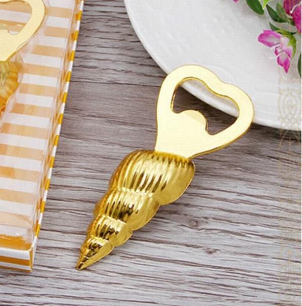 Cool Innovative wedding favor, fancy gift, metal gold plated pineapple shape beer bottle opener