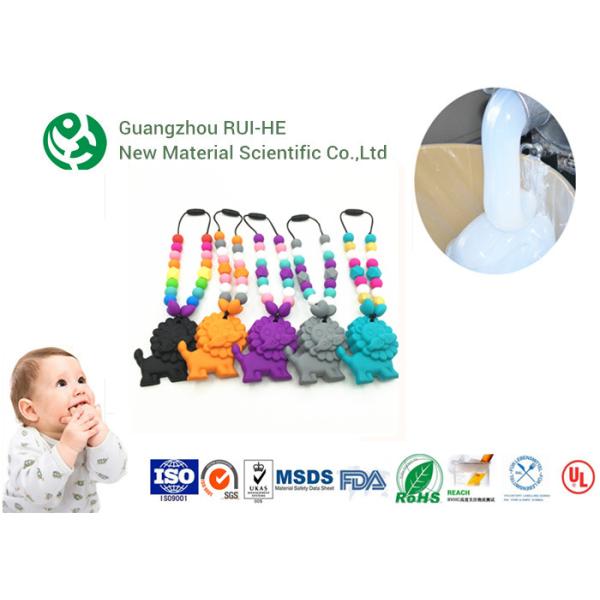 MSDS Food Grade Liquid Silicone Rubber High Transparency For Baby Smoother