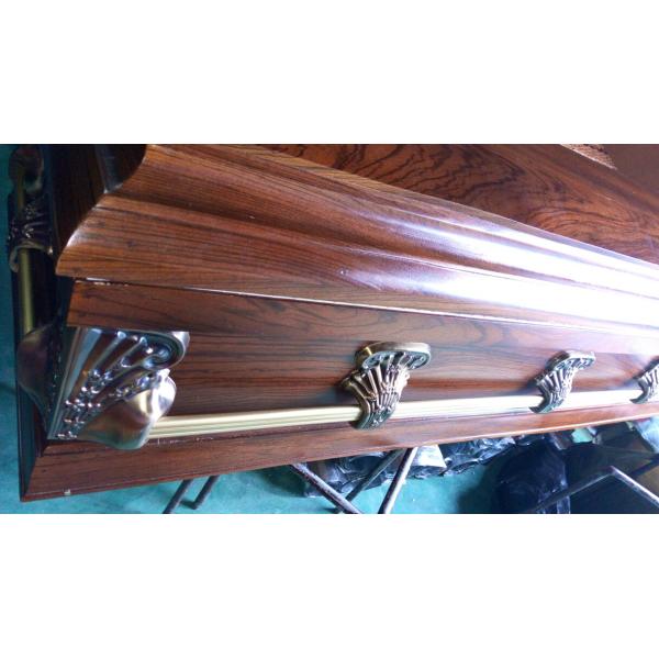 Antique Copper Finish Metal Casket Corners Set SGS BV With Steel Bar