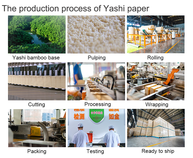 YASHI Paper Custom Logo Bulk Unbleached Pocket Tissue