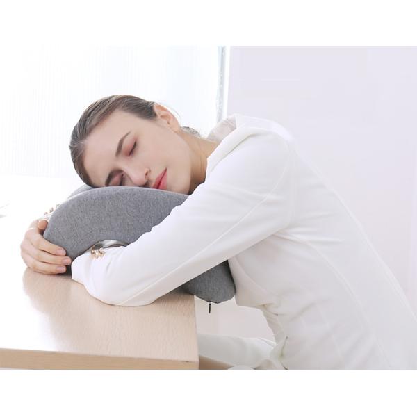 Office Nap Airplane Camping Knitted U-Shaped Memory Cotton Head and Neck Support Pillow