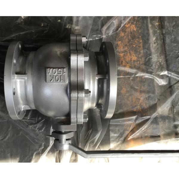 JIS Standard JIS B2031 pressure 10K size 80A 150A cast iron 2-pc ball valve manufacturer