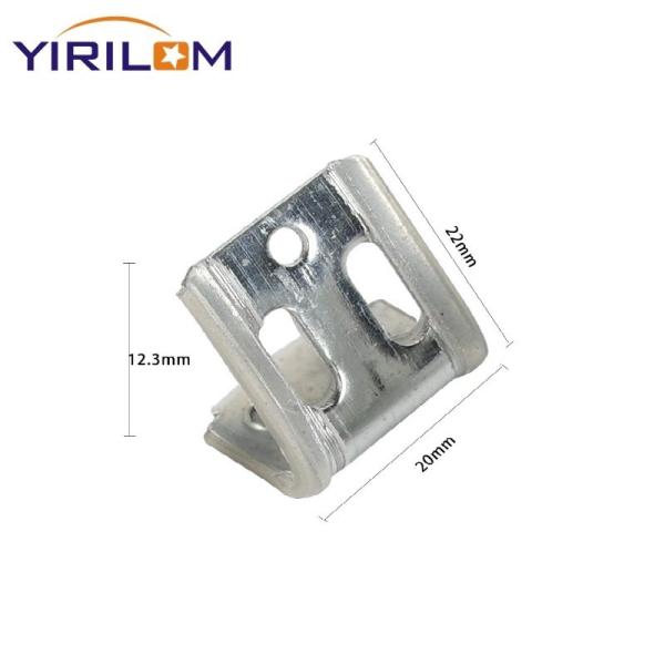 4 Holes Metal Spring Clips , Upholstery Clips For Furniture Spring Clips