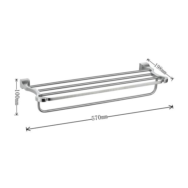 Домашней вешалка полотенца нержавеющей стали шкафа полотенца SS 304 современной установленная стеной