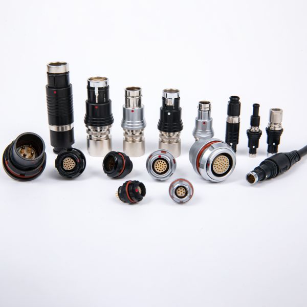 F Series High Density IP68 Waterproof Push Pull Connector with EMC Shielding and Fischer Compatibility