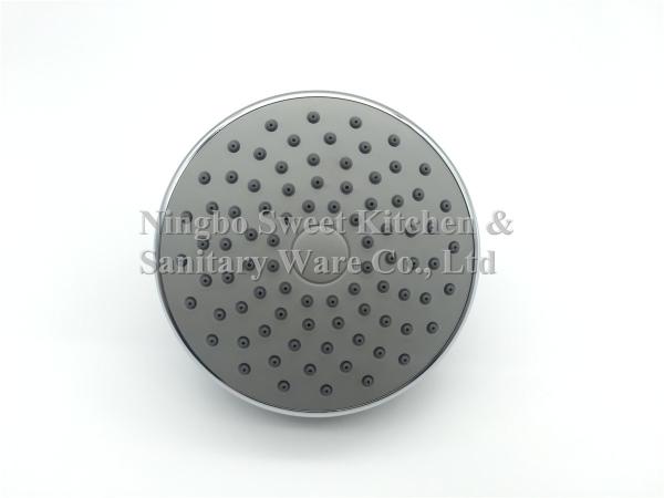 ABS plastic material round chrome plating shower head top shower rain shower wholesale