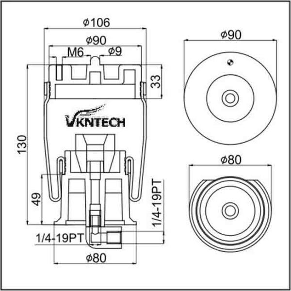 Варочные мешки места VKNTECH 6100201 для Semi трейлеров 95248-00Z11