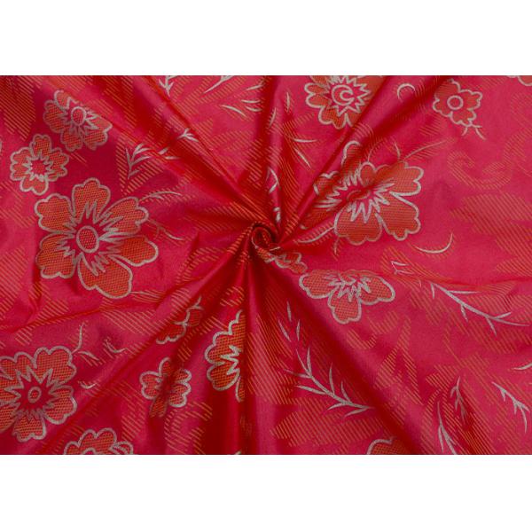 Factory direct selling mattress cloth warp knitted printed polyester gold powder bedspread cloth