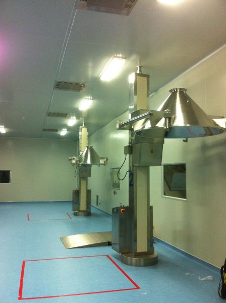 FBD Bowl Pharma Lifter Tippler Bin Lifter GMP Design SS304 AISI 304 AISI 316