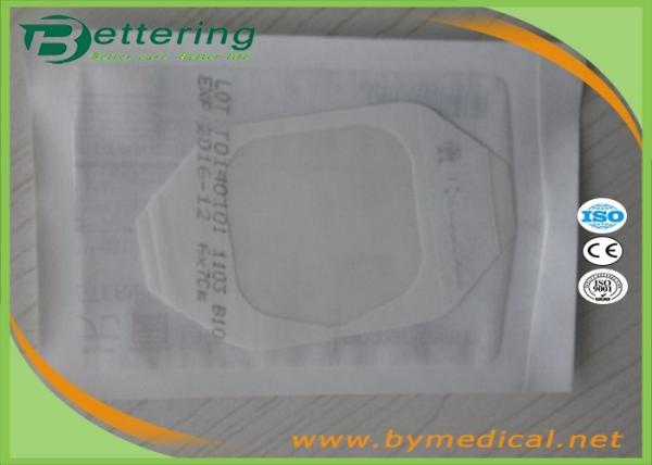 A0607M Medical permeamble IV Cannula Dressing transparent breathable waterproof PU film IV dressing similar to 3M brand