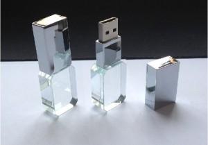 Wedding Gifts Crystal USB Stick Gift USB2.0 / 3.0 10 ~ 30MB / S For Any Modern System