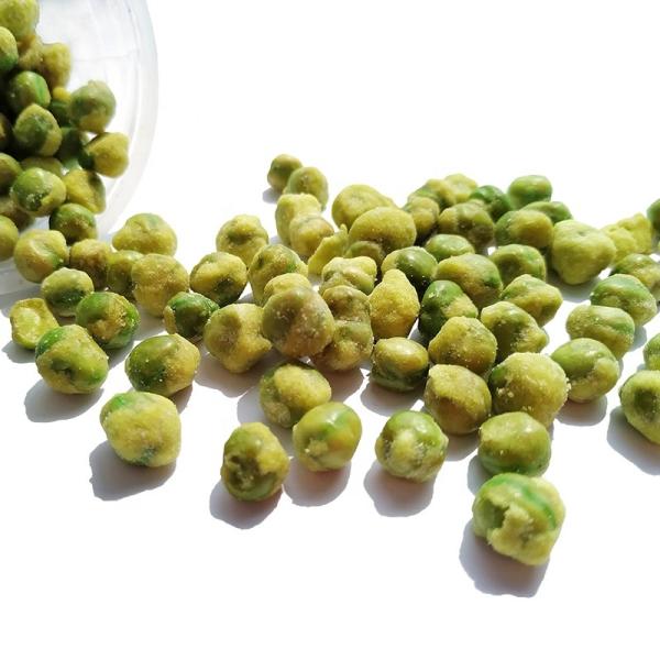 O petisco das ervilhas verdes do Wasabi do ASSADO de Fried Coated Yellow Color secou o alimento crocante e friável cozido e Roasted da porca