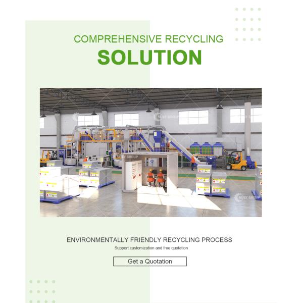 Предоставленная видеоинспекция Литийная батарея перерабатывающая машина для автомобильной производственной линии