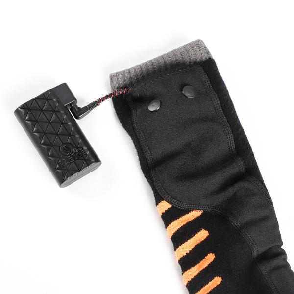 7.4V 2600mAh Heated Socks Battery Black with Short Circuit Protection