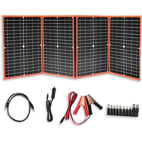 80 Вт портативная солнечная панель складной рюкзак легкое зарядное устройство для наружного использования