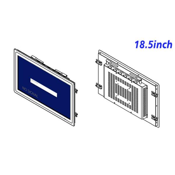 18.5-Inch Compact Screen for Transportation Hubs and Automation Panels