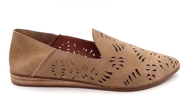 Calçados de Loafer Flat confortáveis e modernos com sola externa de borracha