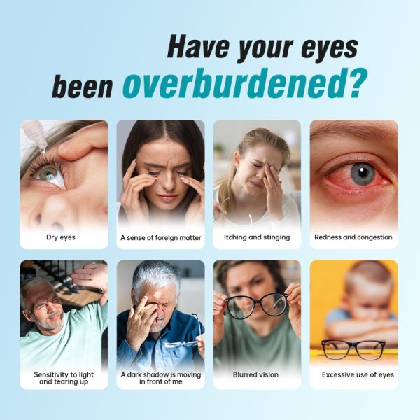 Comfortable Eye Cooling Patches Skin Friendly Medical Eye Patches Targeted Acupoint Therapy