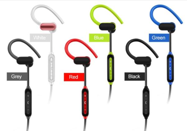 OEM AAA Sports Bluetooth Earbuds With Earhook 55cm Cord Length
