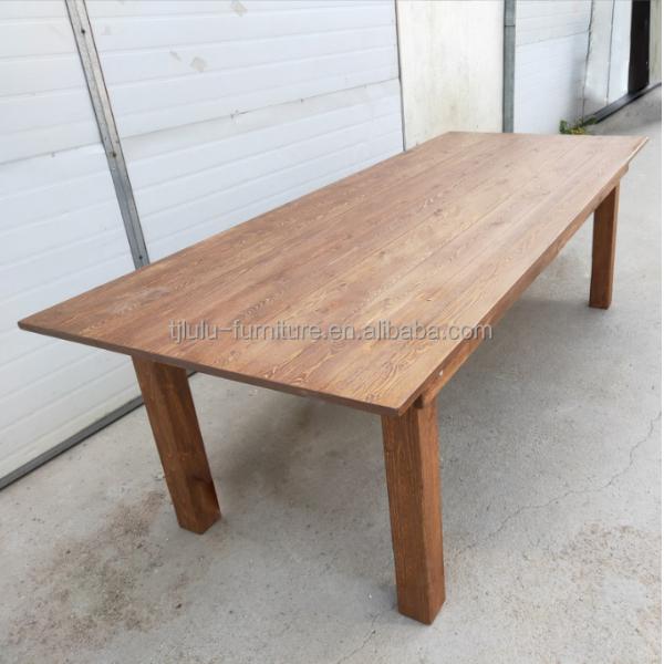 Foldable Pine Frame American Walnut Color Solid Wood Dinning Table with Modern Simple Design and Sturdy Construction