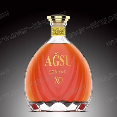 Custom Design Glass Wine Bottle 750ml For Liquor Alcohol Drinking