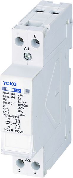 contacteur à C.A. de ménage de 48V 25A