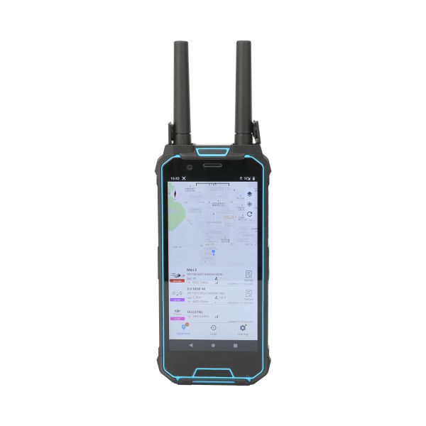 Handheld Drone Detector With 100MHz-6GHz 1-3KM Detection Radius 8000mAh Battery