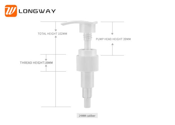 24/410 Plastic Lotion Pump Dispenser Eco Friendly Free Samples Available