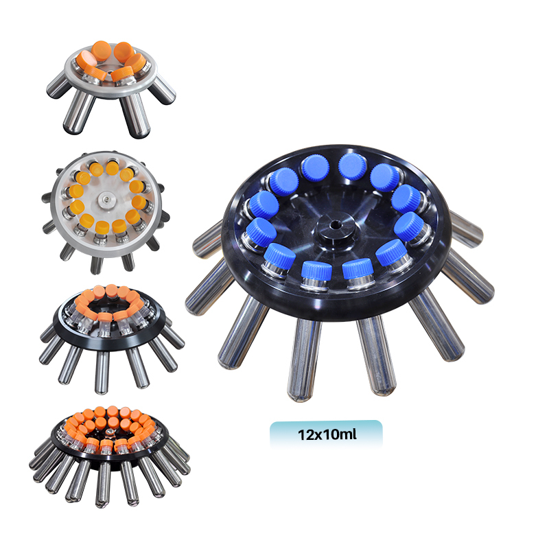 Customize Large Capacity Angle Rotor Lab Centrifuge Rotors 4x1000ml 6x1000ml 6x50ml 8x50ml 12x10/15ml OEM Centrifuge Angle Rotor