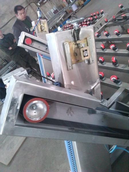 Stainless Steel Glass Production Equipment Double Belt Glass Edger for Insulating Glass