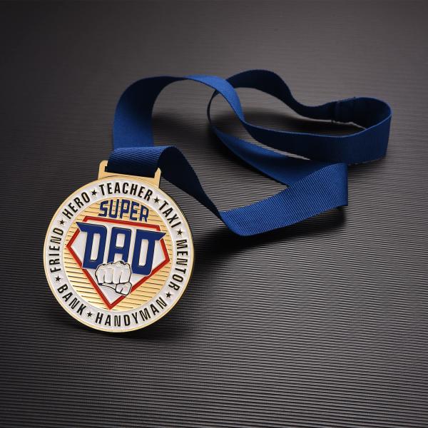 Custom Zinc Alloy Medals 20mm-80mm Gold Plated for Awards Gifts