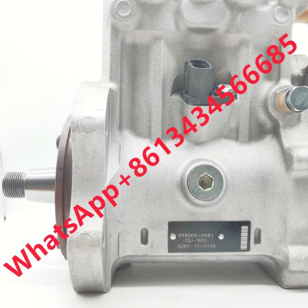 094000-0581 pompe diesel Assy For KOMATSU SAA6D140E-5A 6261-71-1110 d'injection de carburant