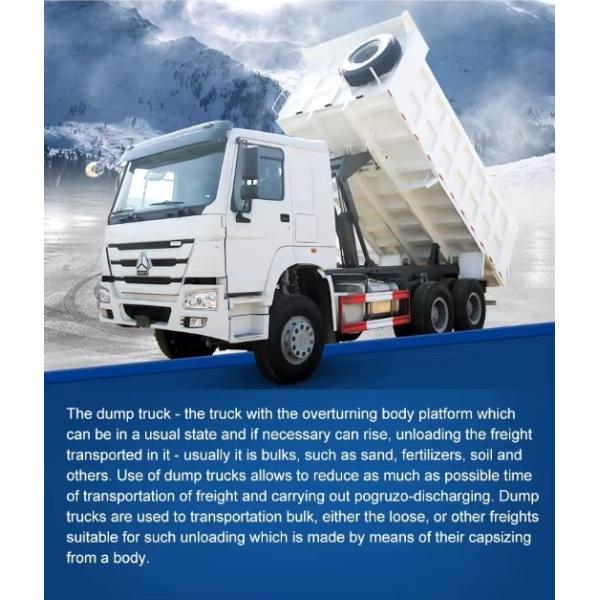Tubeless Tire Design Heavy Truck 6*4 High Refurbished Standard Dump Truck