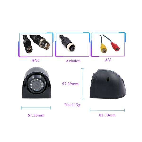 Камера стороны объектива соединителя HD 1080p NTSC 2.1MM RCA обратная