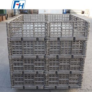 1.4849 Roller Hearth Furnace Heat Treatment Baskets And Frames 1380x1230x280mm