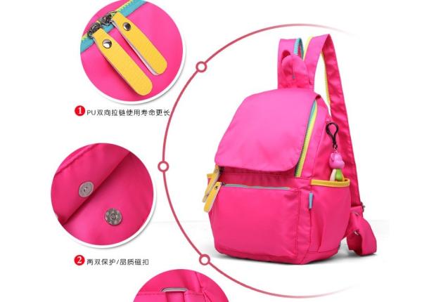 Campus shoulder bag cute female schoolbag backpack burdens spinal care package for children