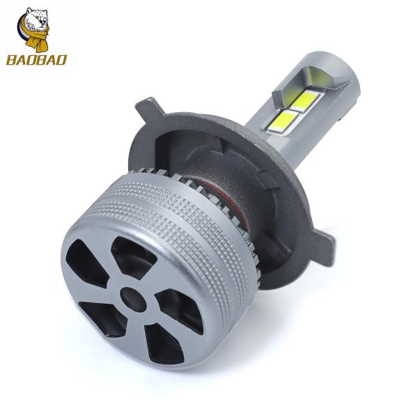 100W H4 H7 H11 White Silver Universal T2 Car Interior LED Headlight Bulb