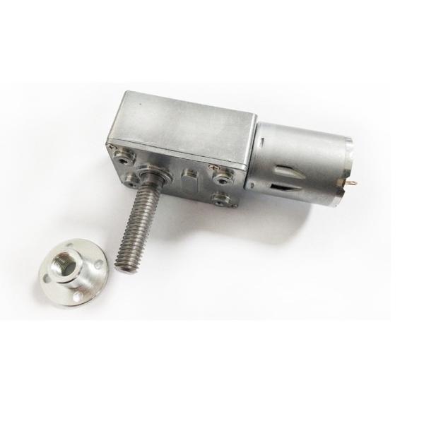 High Torque DC Worm Gear Motors 150 RPM 12v 24v With Screw Flange