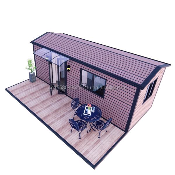 Diseño Modular Modular Casa de Contenedores de Acero Prefabricado Flat Pack para Aluminio Alloy Exterior Ventanas incluidas en el diseño