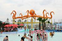 Jet adapté aux besoins du client de poulpe de taille de 8m pour l'équipement de terrain de jeu de l'eau d'Aqua
