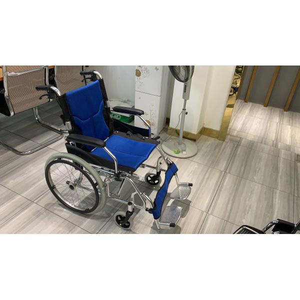 Orange Lightweight Aluminum Manual Wheelchair 863L Fit Up Armrest