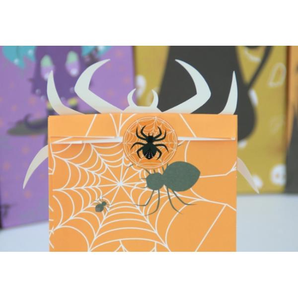 обслуживание хеллоуина бумаги 70g Kraft бумажное кладет ODM в мешки OEM доказательства масла