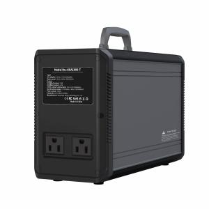Rechargeable LiFePO4 Battery Powered Solar Panel Generator Power Supply 2000W