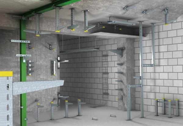 Hot Dipped Z Shaped Metal Bracket 100mm Overall Length For Buildings